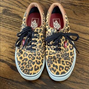 Leopard print vans